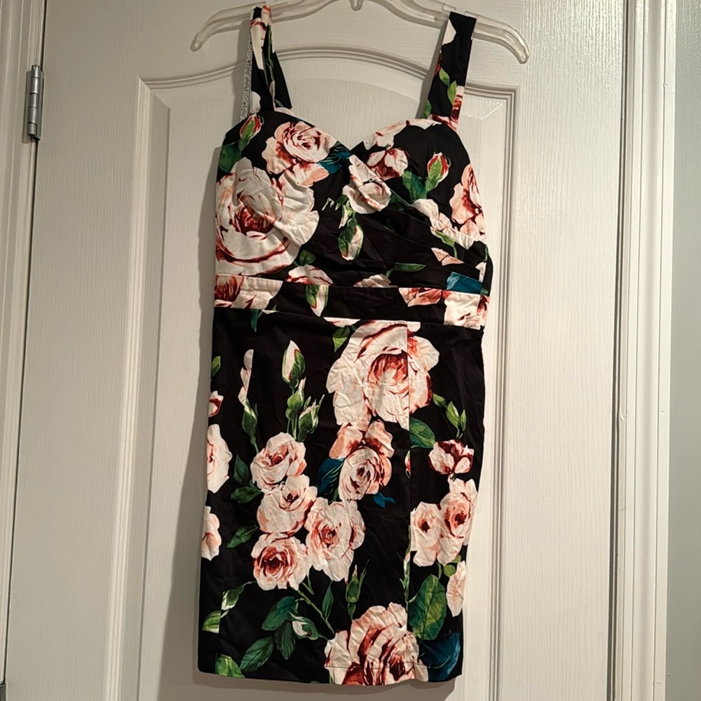 Floral mini dress